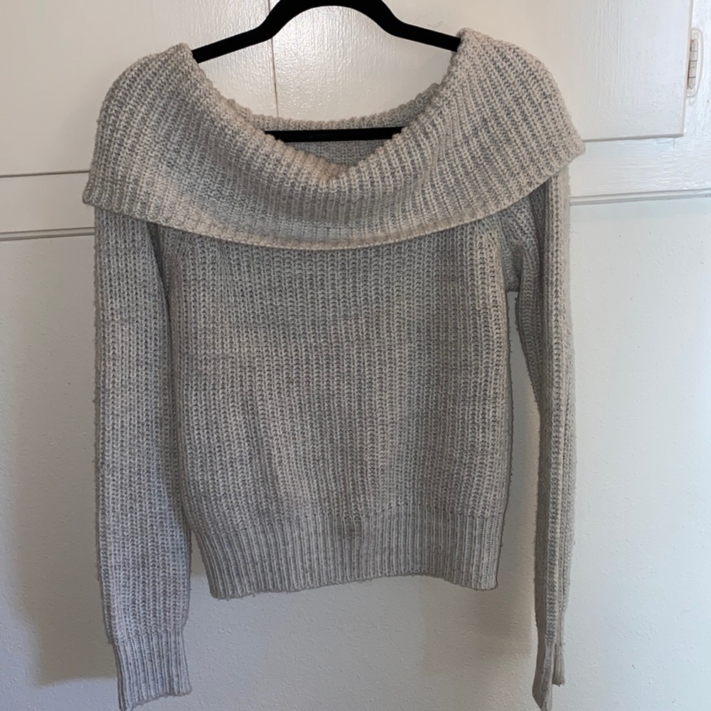 Off the shoulder sweater